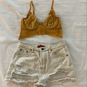 Boho Bralette & Shorts